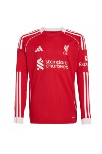 Fotbalové Dres Liverpool Domácí Oblečení 2025-26 Dlouhý Rukáv